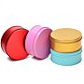 Gold Food Grade Empty Cookie round Tin Boxes Biscuit Cake Metal Tinplate Box