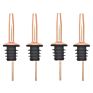 Gold Rose Gold Stainless Steel Liquor Wine Bottle Pourer Decanter Spout Stopper Silver Food Grade