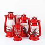 Halloween Outdoor Garden Battery Operated Metal Vintage Style Led Hurricane Decorative Chinese Red Lanterns Light