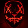 Halloween Rave Clown Scary Costume Cosplay Party Prop Bar Masquerade Joker Adult Toy Led Neon Glow Mask