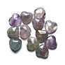 natural fluorite crystal heart