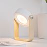 Handle Portable Lantern Light Retractable Wooden Table Lamp Bedroom Bedside Reading Led Folding Desk Lamp