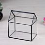 Handmade Geometric Vase Garden Decor Flower Pot Modern Artistic Indoor Clear Glass Plant Terrarium