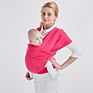 Hands Free Breathable Cotton Baby Wrap Carrier Stretchy Infant and Child Sling Carry up to 44 Lbs