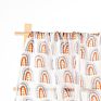 Happyflute Popular Rainbow Print 100% Cotton Muslin Swaddle 2 Layers Soft Feeling Swaddle Blankets Baby Wrap