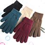 Hf Adult Warm Thicken Plush Cashmere Plam Knitted Gloves