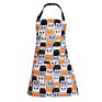 colorful kitchen cooking chef floral canvas apron with custom print