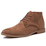 High-Top Sports Trend Men Martin Men's Shoes Suede Pointed Toe Shoes Work Shoes