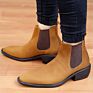 High Height Increasing Elevator Men`S Chelsea Boots