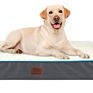 High Resilience Foam Dog Bed Crate Mat Kennel Pad with Soft Warm Plush, Anti-Slip Washable Mattress for Pets