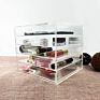 High Transparent Cosmetic Storage Jewelry Display Case Acrylic 5 Drawer Makeup Organizer