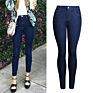 High Waist Medium Wash Jeans Women's Ankle Skinny Denim Pants