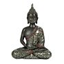Home and Office Decor Durable Natural Stone Durable Tabletop Resin Peaceful Meditating Sitting Thai Buddha Statue in Stock