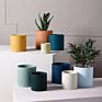 Home Colorful Nordic Decor Glazed Succulent Plant Pot Terracotta Cement Planter Ceramic Flower Pots