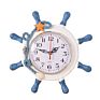 Home Decor Gift Mediterranean Nautical Ship Wheel Wall Clocks