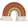 Home Decoration Room Big Size Macrame Woven Ornaments Photo Props Rainbow Wall Hanging