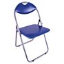 Home Padded Folding Office Chair Blue Color