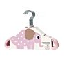 Home Use Kids Flat Plastic Hanger Velvet Hanger