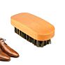 Horsehair Shoe Shine Brushes with Horse Hair Bristles for Boots, Shoes Leather Care Cleaning Brush for Suede Nubuck Boot