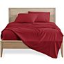 Hotel Luxury Bed Sheets - 4 Pieces - Extra Soft - 16" Deep Pocket Brushed Microfiber Wrinkle Resistant Bedding Sheets King