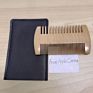 Hx08 Wood Wooden Brush Set Black Sandalwood Beard Comb for Men