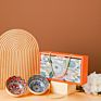 Hy Flower Gift - Bohemian Ceramic Bowl and Tableware Creative Gift with Hand Gift Set Bowl