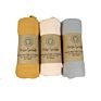Ihome in Stock 120X120 Cm Bamboo Cotton Muslin Solid Color Baby Swaddle Wrap Blanket