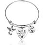 Imitation Pearl Coin Disc Toppik Accessories Christmas Halloween Gifts Adjustable Love Heart Pop It Bracelets & Bangles