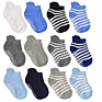 In Stock Anti-Slip Grips Ankle Socks for Toddler Kids Boys Girls Baby Socks