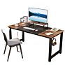In Stock Directly Simple Home Office H Leg Student Simple Learning Long Shaped Desktop Corner Computer Laptop Desk