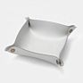 In Stock Folding Leather Valet Tray Pu Leather Organizer Tray with Small and Big Size