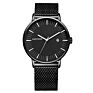 In Stock Metal Texture 40Mm Dial Scale Display Men's Quartz Business Casual Watch