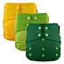 in Stock Solid Color Diaper Cover Baby Nappy Reusable Washable One Size Eco Friendly Suede Cloth Inner