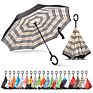 Innovated C Handle Reserve Double Layer Umbrella Double Ribs Umbrella