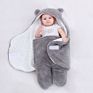 Ins Baby Swaddle Wrap Warm Soft Plush Baby Cotton Stroller Baby Sleeping Bag