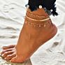 Ins Waterdrop Sterling Silver Anklets Cuban Link Letter Iced Out Cz Cuban Initial Anklets Women