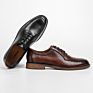 Italian Oxford Men's Business Dress Shoes Wedding Shoes Large Size Leather Lift Shoes