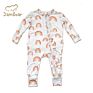 Jambear Organic Jumpsuit Baby Ruffle Sleepsuit Zip Baby Romper Infant Romper Sleep Organic Bamboo Fiber Infant Jumpsuit