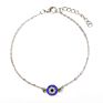Jewelry Gold Silver Ankle Chain Evil Eyes Anklets Blue Crystal Turkish Eyes Charm Bracelet Anklet