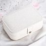 Jewelry Packaging Box Watch Storage Leather Claimond Veins 3 Slots Holder Multi-Functional Widget Storage Box Ring Earring Box