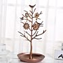 Jewelry Stand Display Set Tree Metal Bird and Tree Shape Bracelet Necklace Display Stand Display Stand Jewelry
