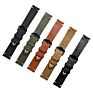 Juelong Leather Watch Bands for Men Perforated Leather Watch Strap Oil Waxed & Suede Calfskin Breathable 20Mm 22Mm