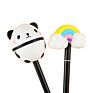 Kawaii Squishy Pen Slow Rising Pencil Cap Pencil Topper Cover Decorations