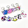 Keychain Cute Rainbow Unicorn Cartoon Key Holder Key Rings Gift for Girl Women Bag Pendant Accessories Jewelry