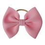 Kids Baby Girls Solid Colors Pink Blue Bow Knots Elastic Head Wrap Headbands Suppliers for Newborn Toddler