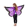 Kids Girl Fairy Butterfly Wings Costume Children Princess Shawl Cape Cloak Toys