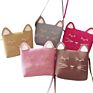 Kids Purse Lovely Plush Cat Shape Mini Bags Messenger Bags Princess Style Kids Handbags for Girls