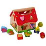 Kids Toys Montessori Educational Toys Farm House Geometric Shape Sorter Toy with Animals