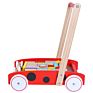 Kids Toys Multifunctional Educational Toys Wooden Roll Cart Toy Baby Walker