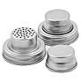 Kitchen Use Regular Mouth 70Mm Stainless Steel Mason Jar Spice Shaker Lids